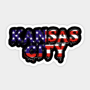 Kansas city USA Sticker